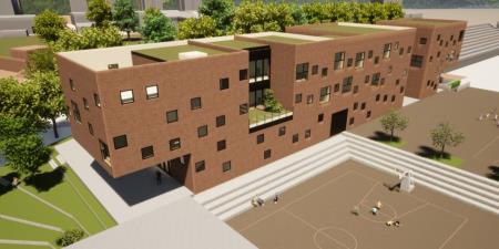 Načrti za nov objekt glasbene šole in družbenih dejavnosti. Vir: Arhiv Občine Sežana